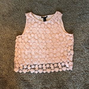 Lace crop top